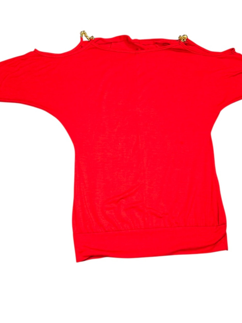 Short sleeve cotton dress shirt with gold hardware - Picture 2 of 16